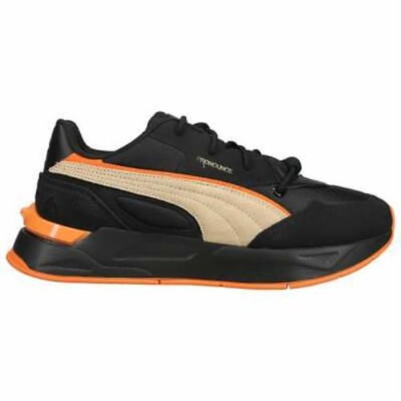 Puma Mirage Sport Pronounce Low Mens Shoes Black Orange 381259-01 NEW Size 7.5 main image 6